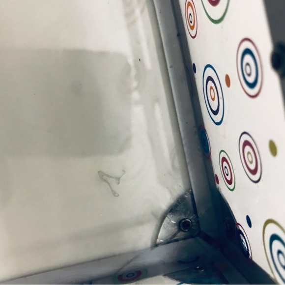 Caboodles Other Clear Caboodle Makeup Train Case Mutli Color Circle